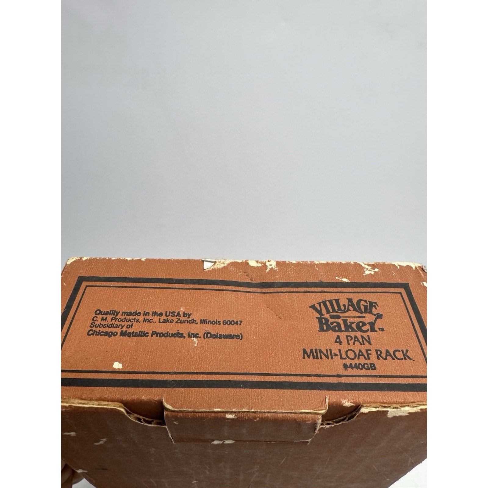 Vintage SEALED PACKAGE Village Baker Four Mini-Loaf Rack No. 440GB Made in USA