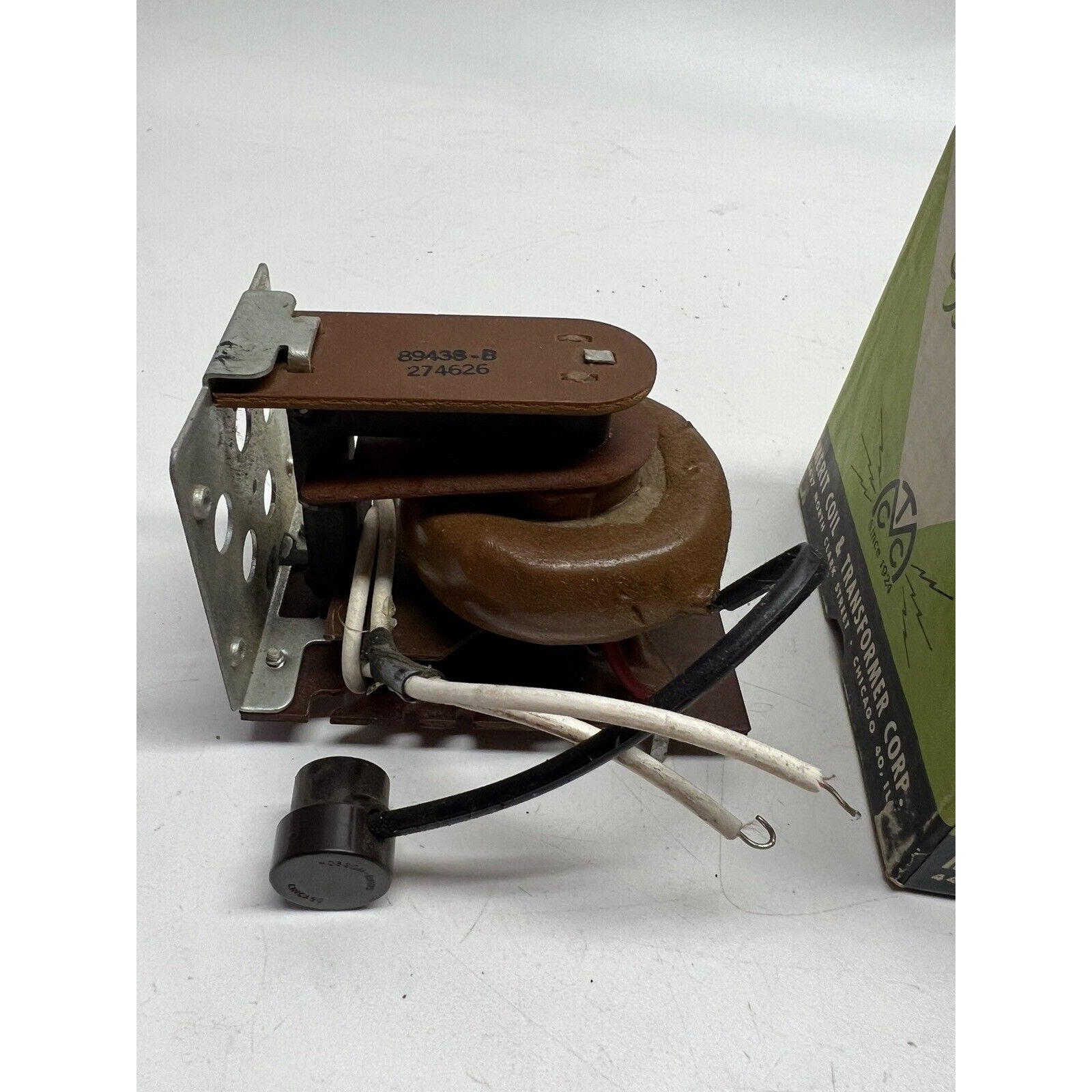 VINTAGE NOS Merit Vibrator Power Transformer P-3173 Boxed, Unused, New Old Stock