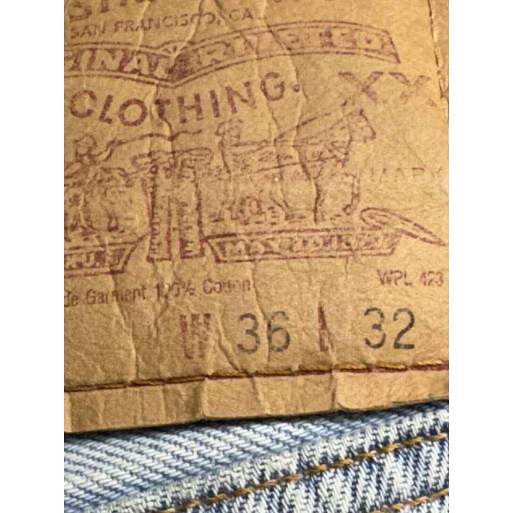 Vintage Men's Levi's 501 Denim Jeans Size 36 x 32 Made in Mexico