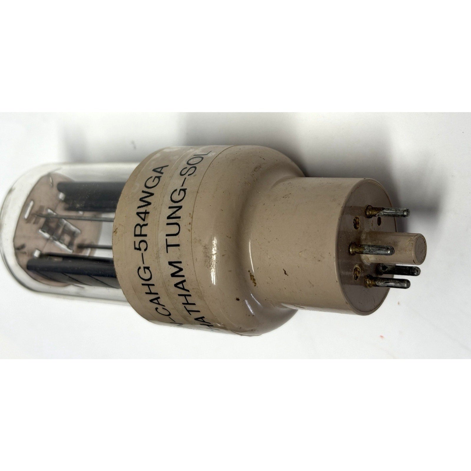 VINTAGE CHATHAM JAN CAHG 5R4WGA RUGGEDIZED 5R4 AUDIO RECTIFIER TUBE