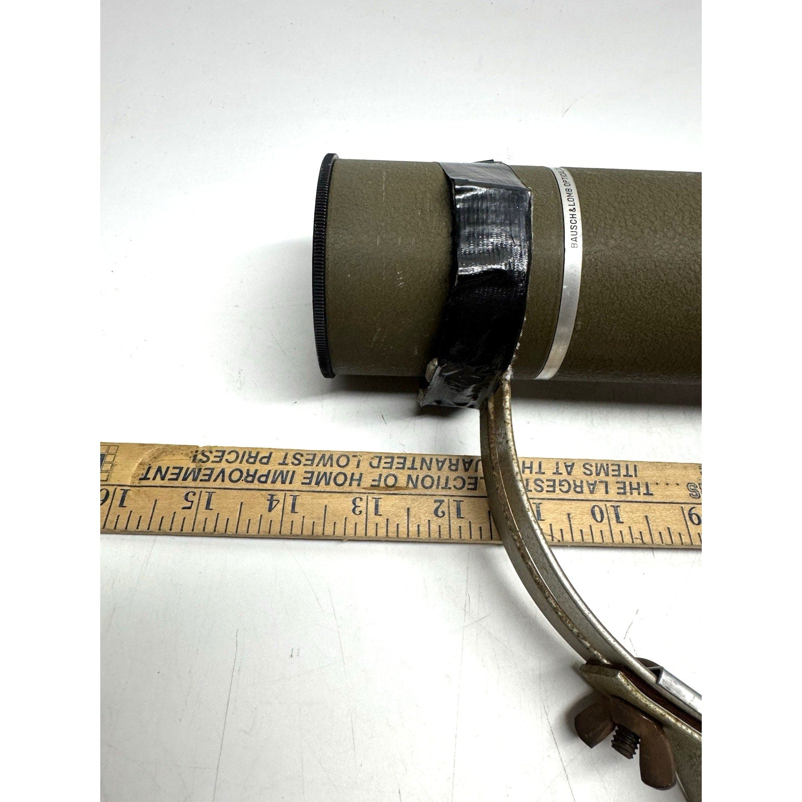 VINTAGE RARE Bausch & Lomb Military WW II Spotting Scope Green 1942