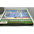 Vintage NOS EURO TRAIN EXPRESS Wooden Magnetic Railroad Train Set Made Germany
