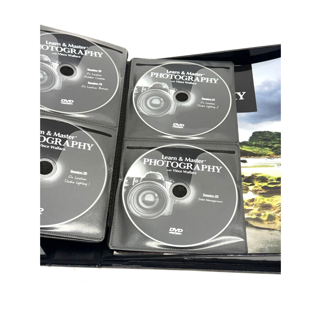 Vtg Learn & Master Photography with Vince Wallace 17 Disc Set , Legacy Learning