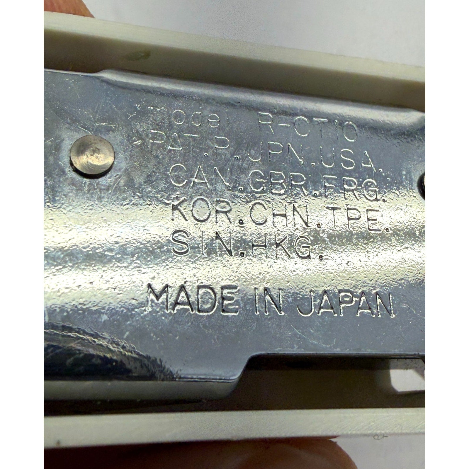 Vintage R-CT10 Side Cutter II Overlock Presser Foot Low Shank