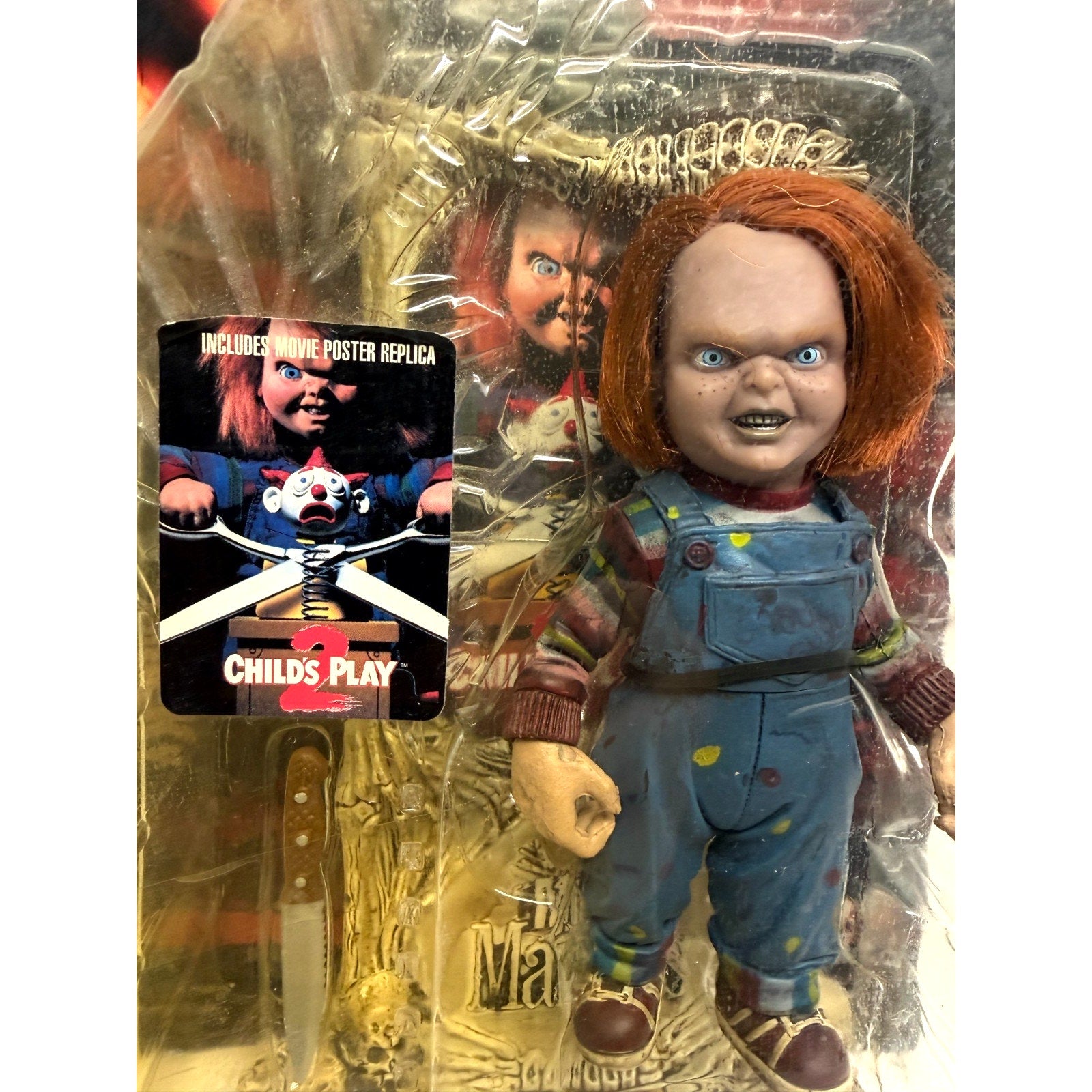 Vintage 1999 McFarlane Toys Movie Maniacs Serie 2 Chucky Childs Play 2