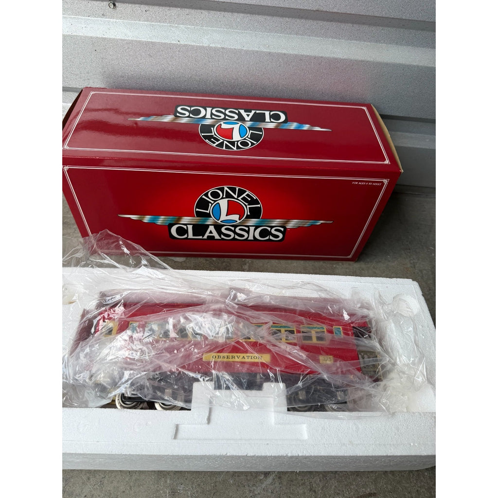 VINTAGE NOS LIONEL CLASSIC 325 STANDARD GAUGE OBSERVATION CAR 6-13402