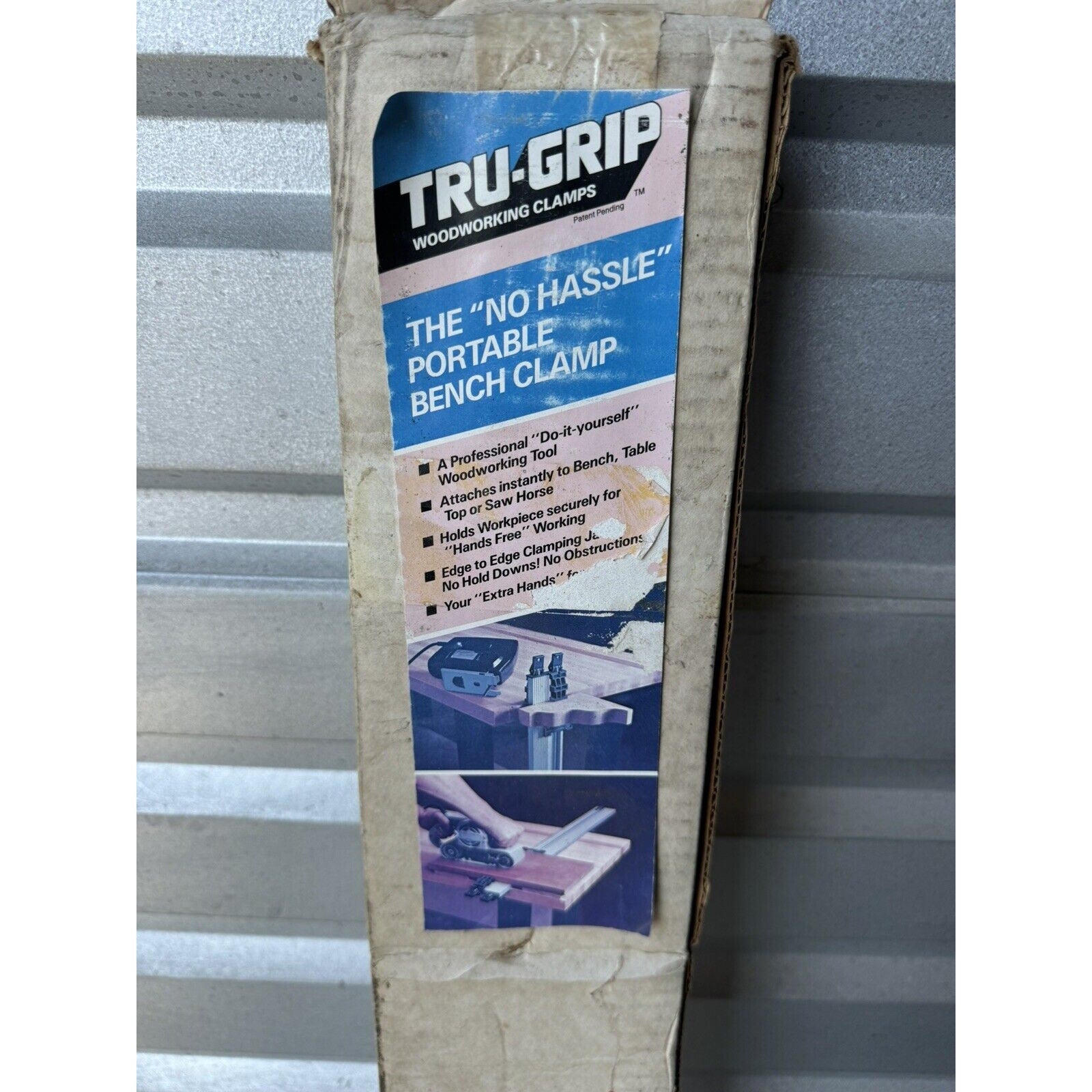 VINTAGE NOS TRU-GRIP BB36C Back-To-Back Bench Clamp 36" Grip Woodworking Tool