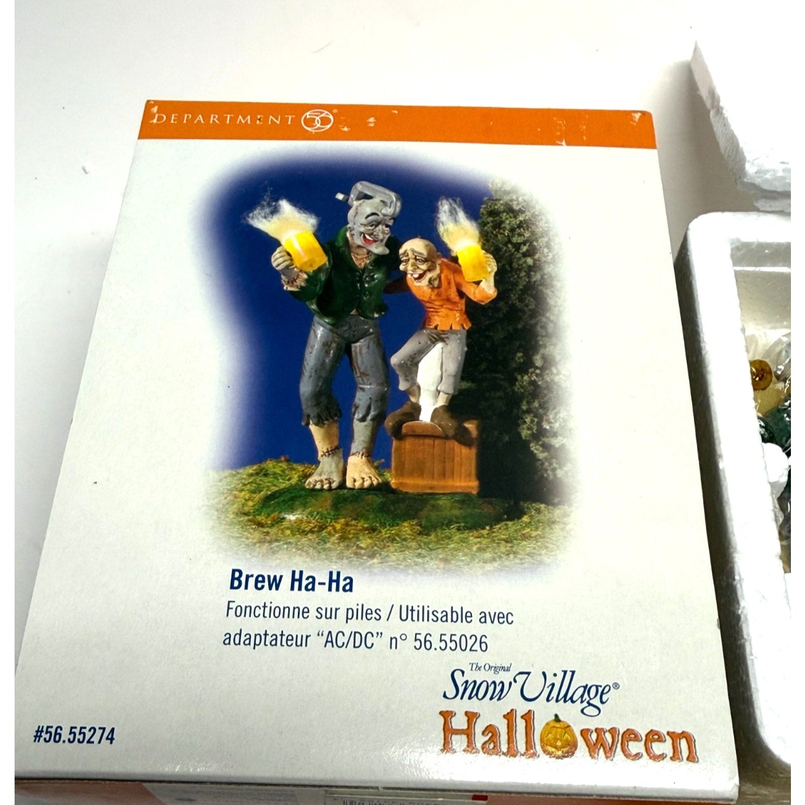 Vintage NEW Department 56 Snow Village Halloween Brew Ha-Ha #56.55274