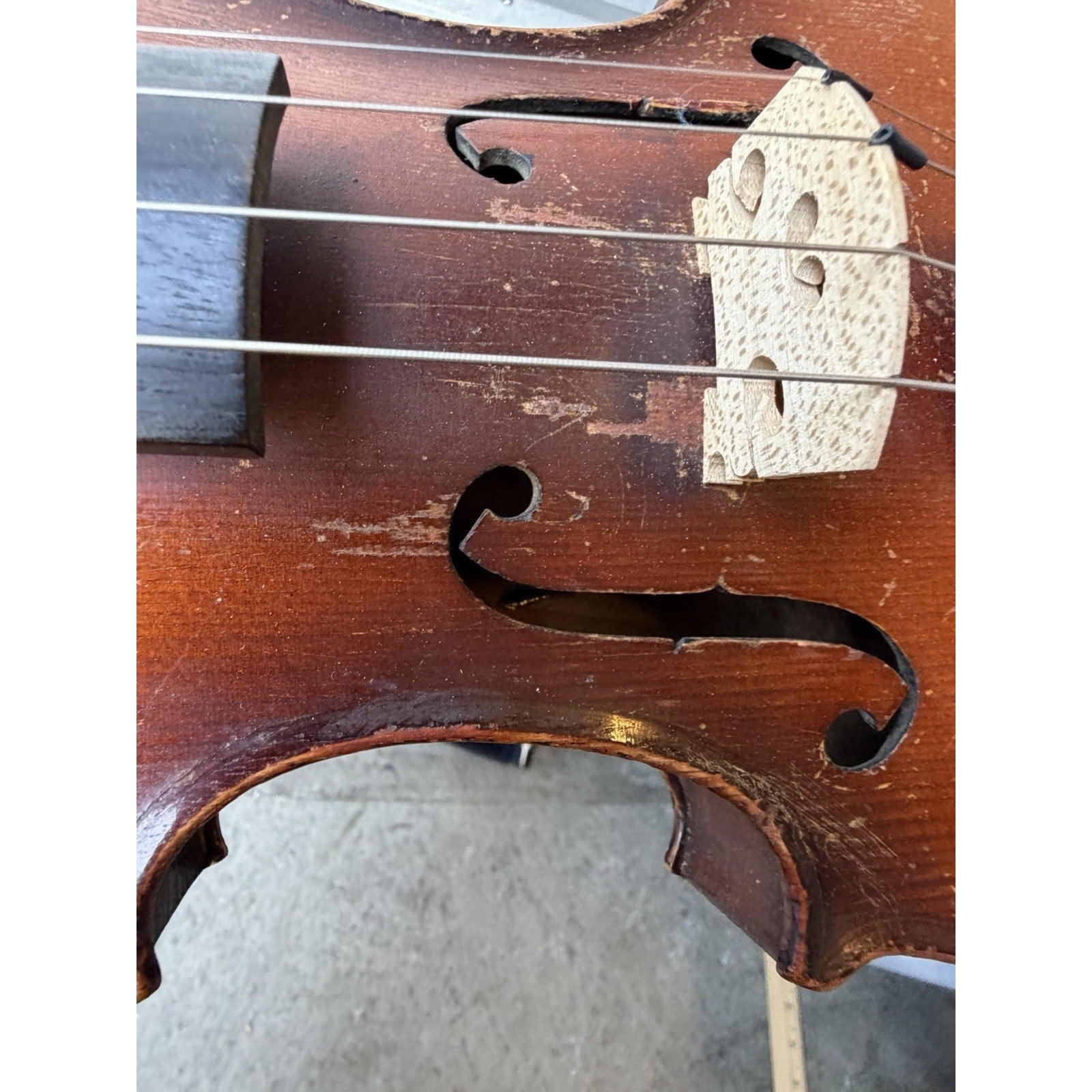VINTAGE Violin Copy of Antonius Stradivarius Made in Czechoslovakia