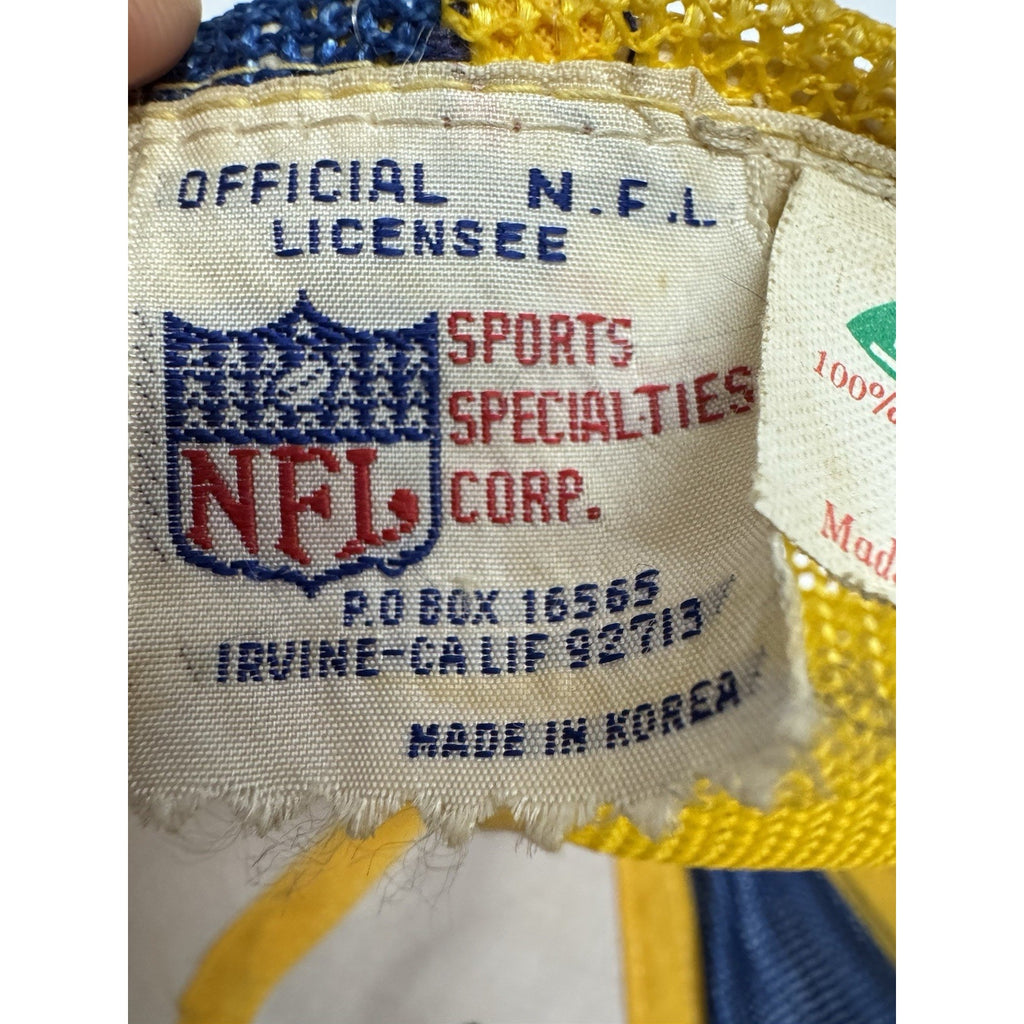 VINTAGE 1979 Los Angeles LA Rams NFC Champs NFL Snapback Hat Size 7-7 5/8