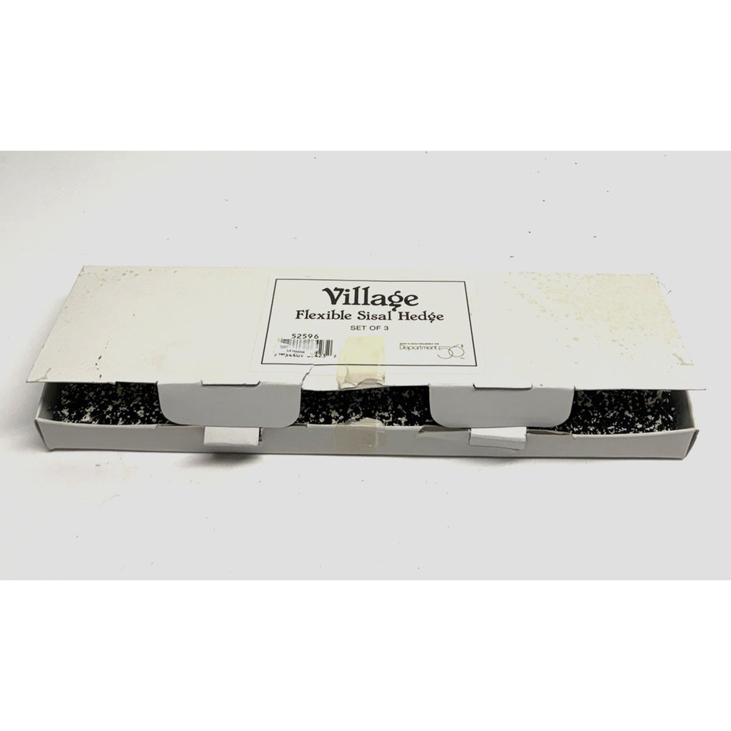 Vintage New Department 56 No.52596 Village Flexible Sisal Hedge (Set of 3)