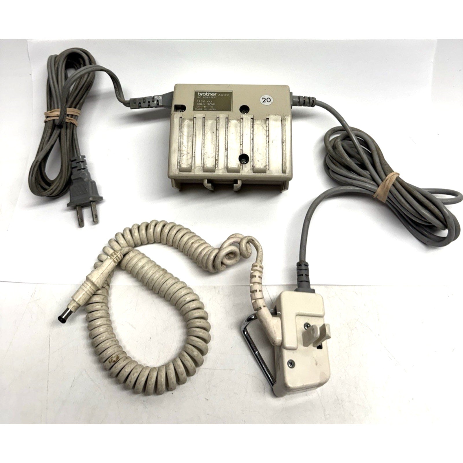 VINTAGE AG-89 Brother Knitking POWER SUPPLY For Compuknit III