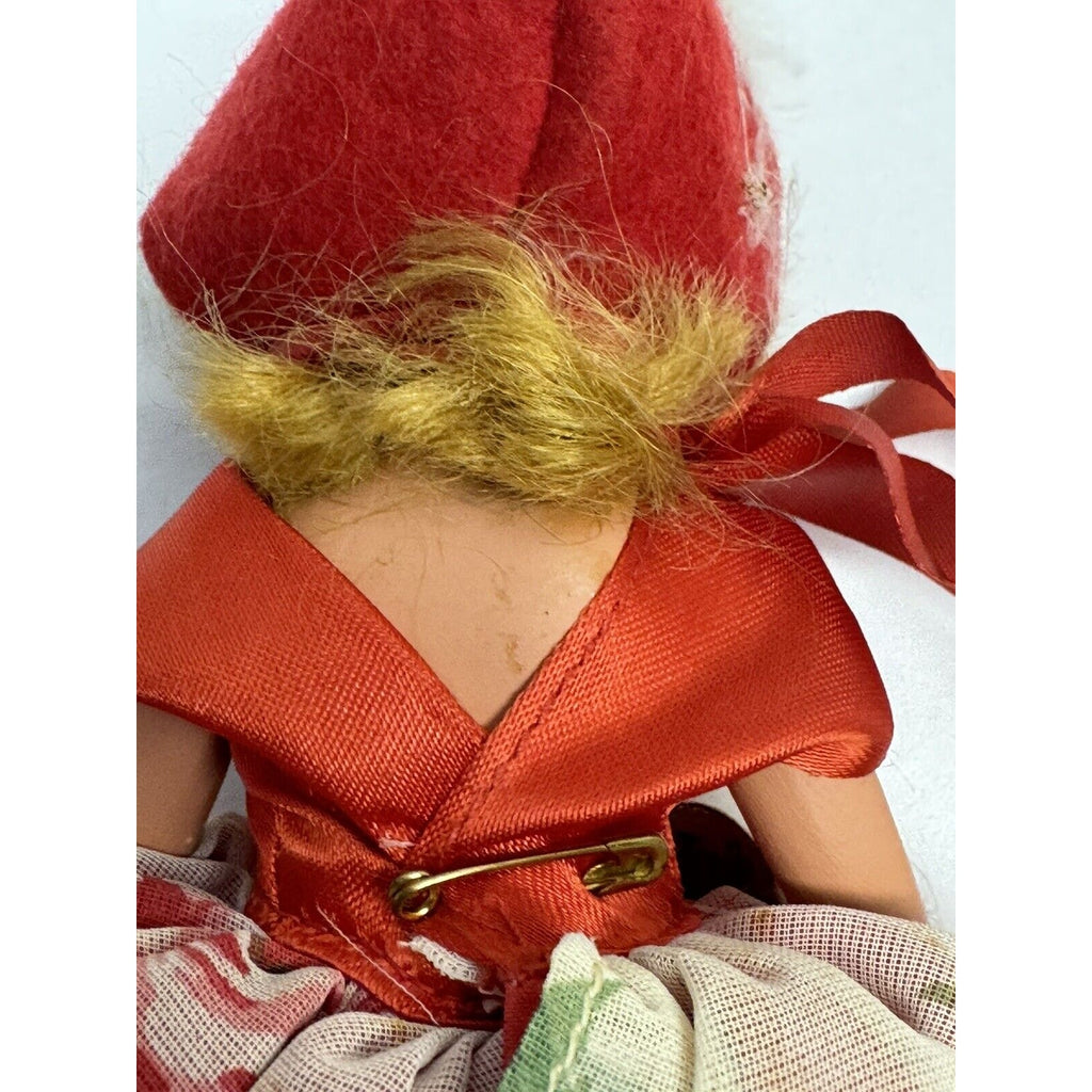 Vintage Nancy Ann Storybook Doll 198 December Bisque Doll 6.5"