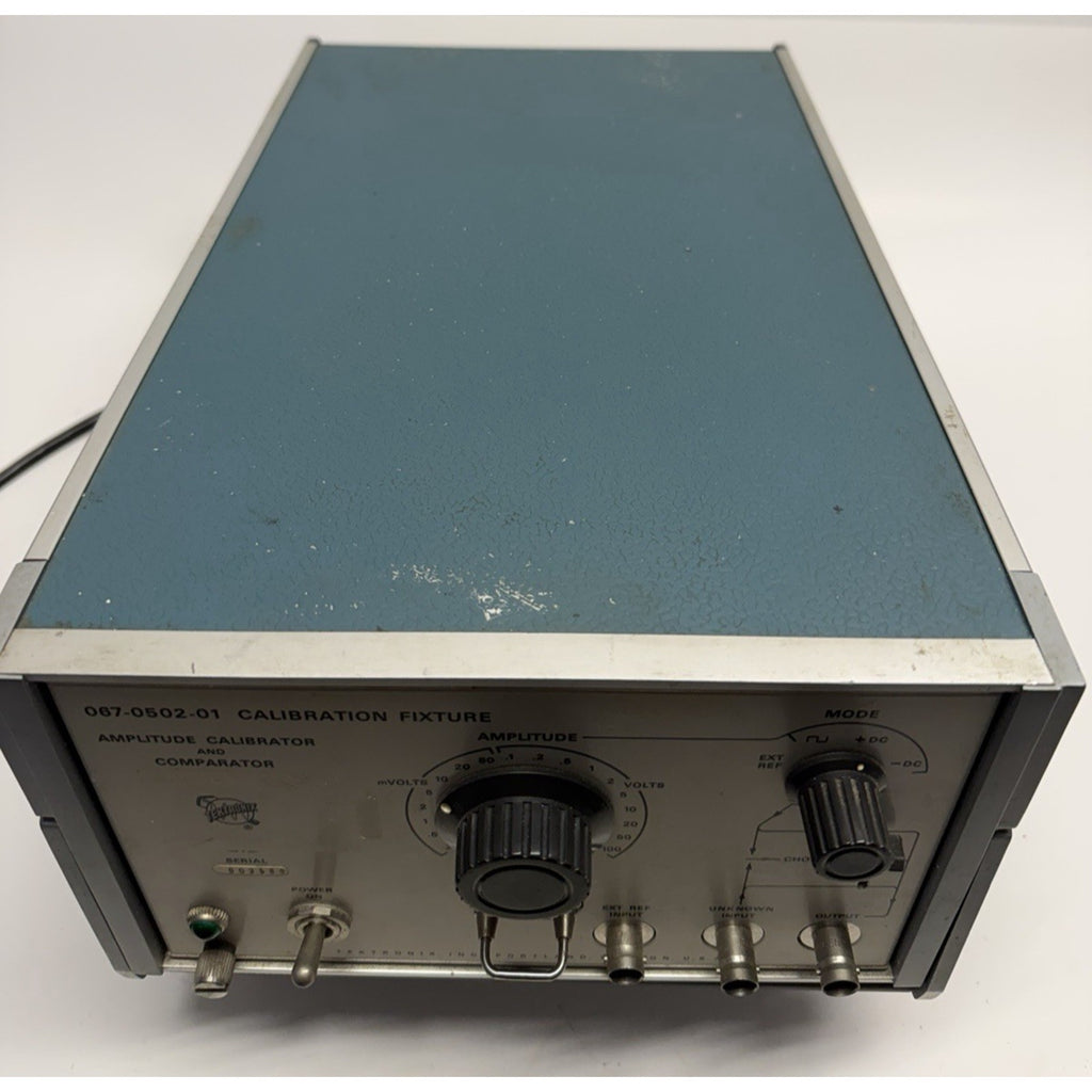 VINTAGE UNTESTED Tektronix 067-0502-01 Calibration Fixture- Power On
