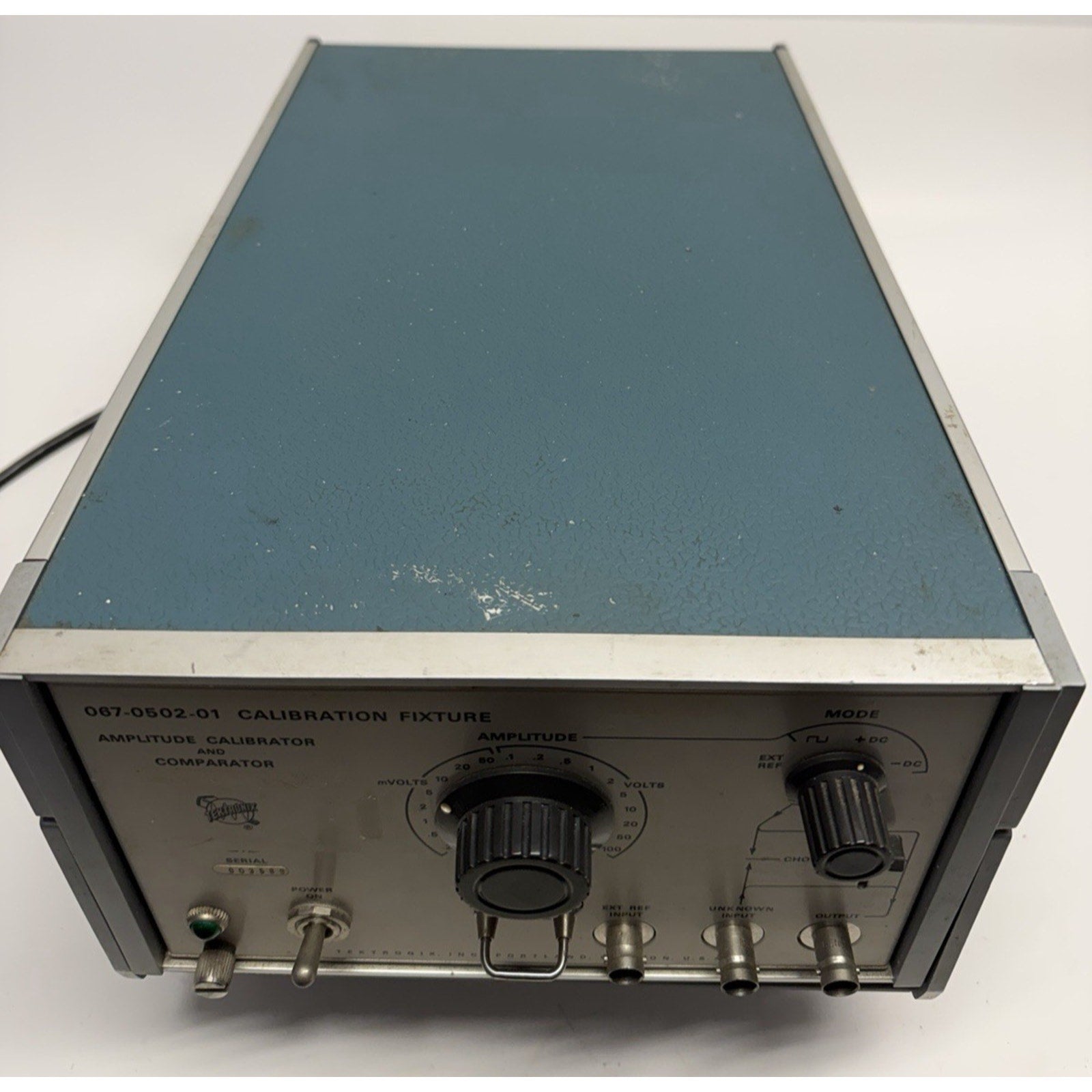 VINTAGE UNTESTED Tektronix 067-0502-01 Calibration Fixture- Power On