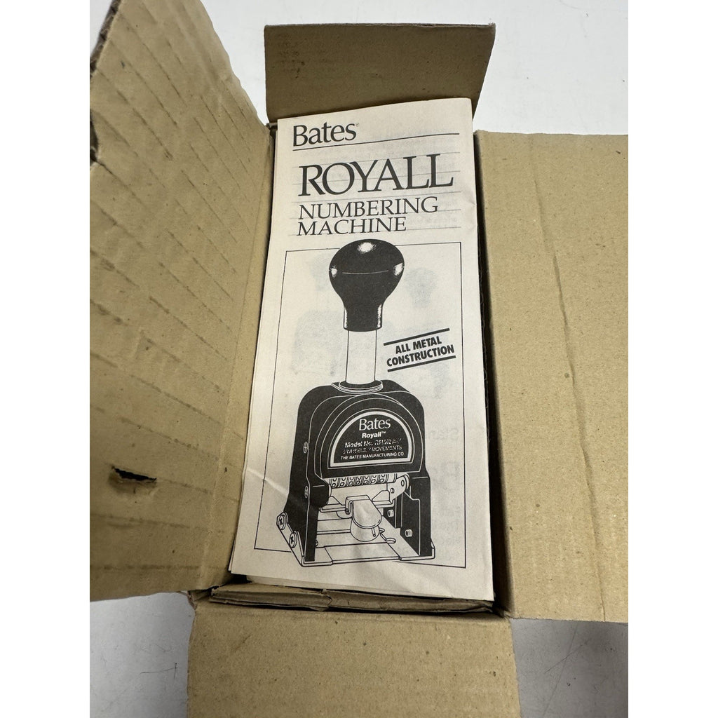 VINTAGE NOS Royall Economy Numbering Machine, Model RNM6-7