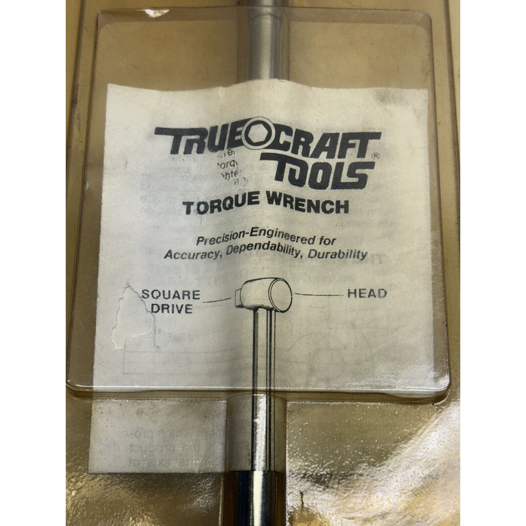 Vintage FACTORY SEALED Craftsman Torque Wrench 9-44481 1/2 Drive Box 3/8 Adapt.