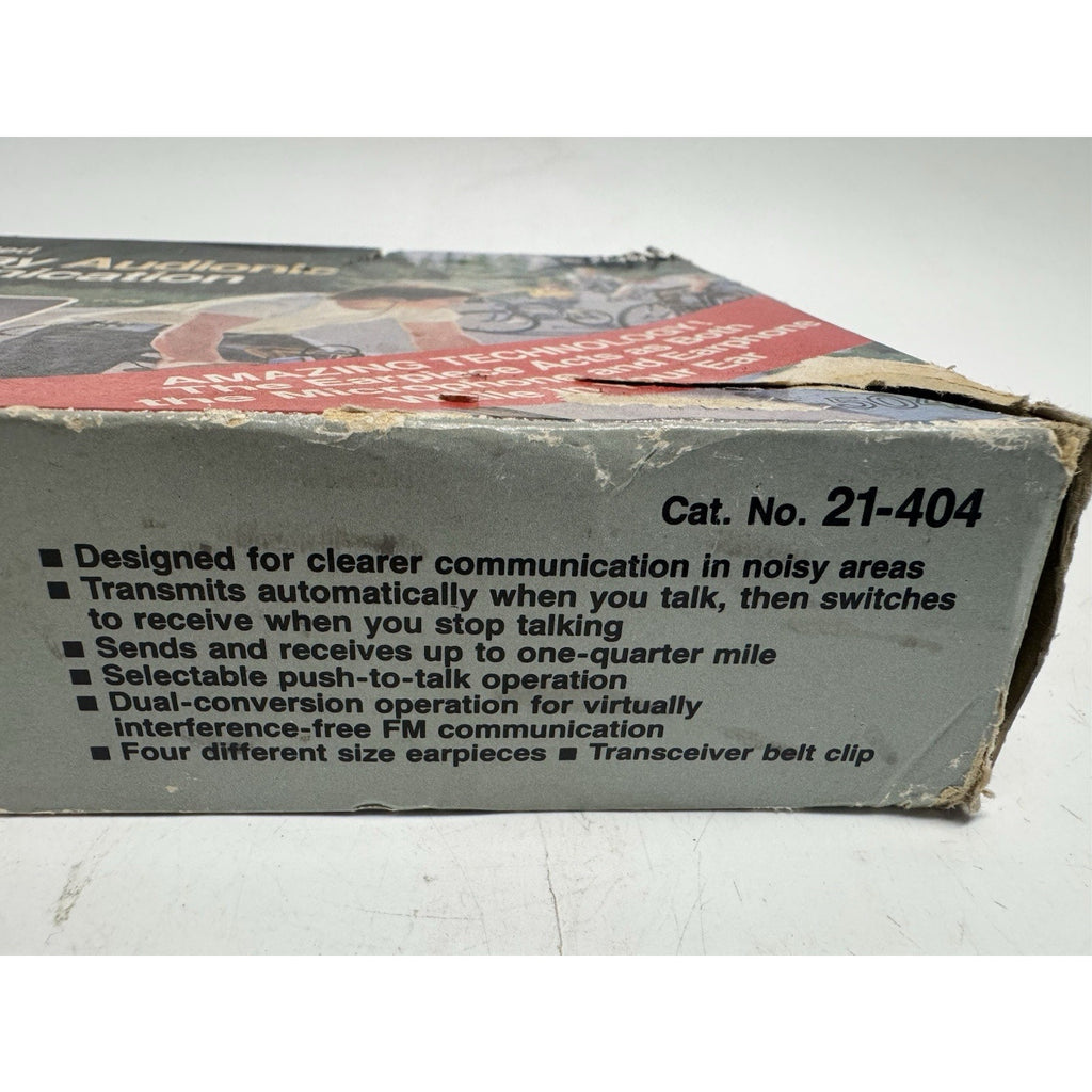 VINTAGE Realistic 21-404 Voice-Operated Two-Way Audionic Communication System