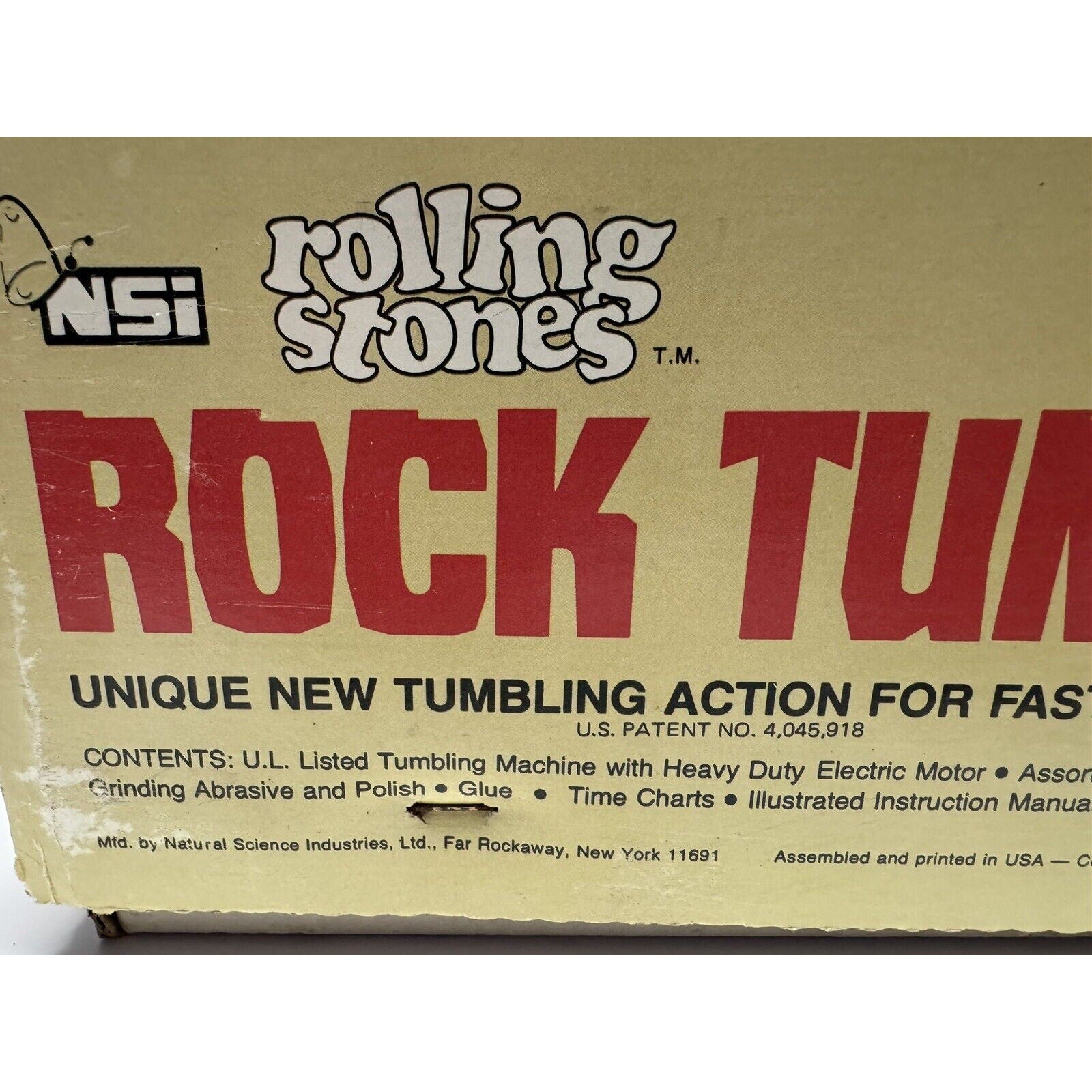 VINTAGE NOS NSI Rolling Stones Rock Tumbler 1997 NO.633C