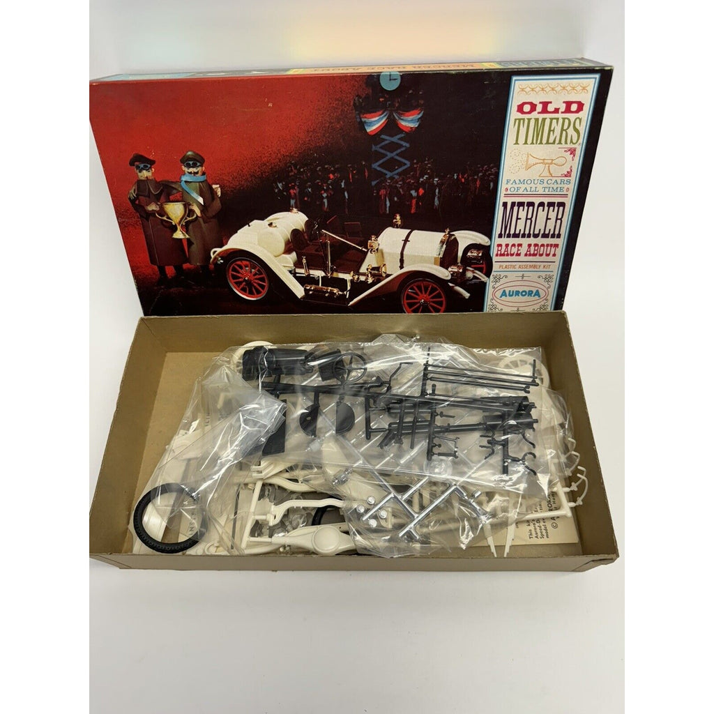 Vintage NOS 1961 Aurora OLD TIMERS Mercer Race About Plastic Assembly Kit 572