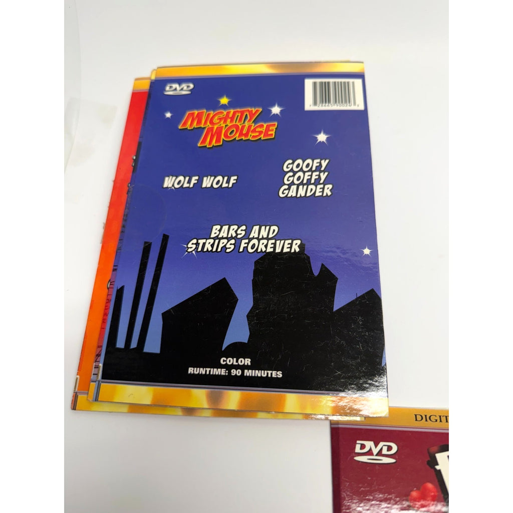 VINTAGE 5 Classic Cartoon DVDs Superman Betty Boop Mighty Mouse