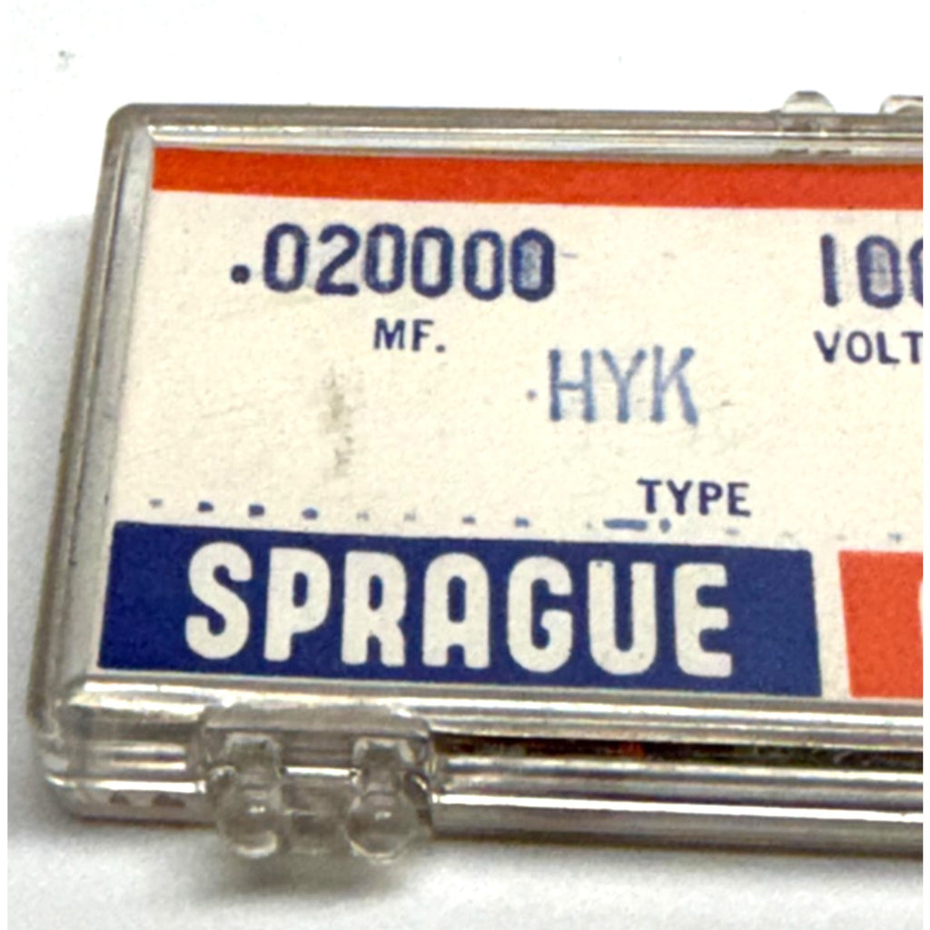 Vintage Sprague HYK Ceramic Disc Capacitors .02uF 100V NOS TG-S20
