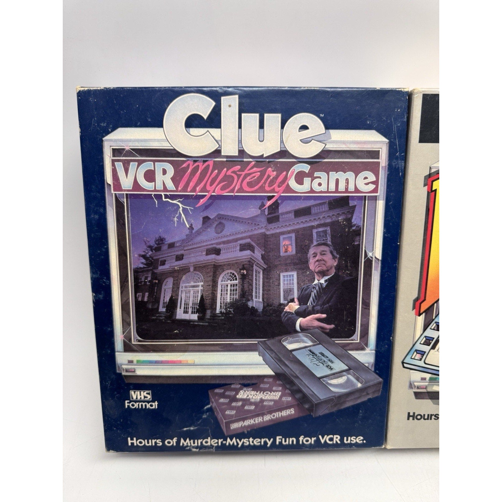 VINTAGE NOS 1985 Parker Brothers Clue & Eyewitness VCR Mystery Game LOT OF TWO