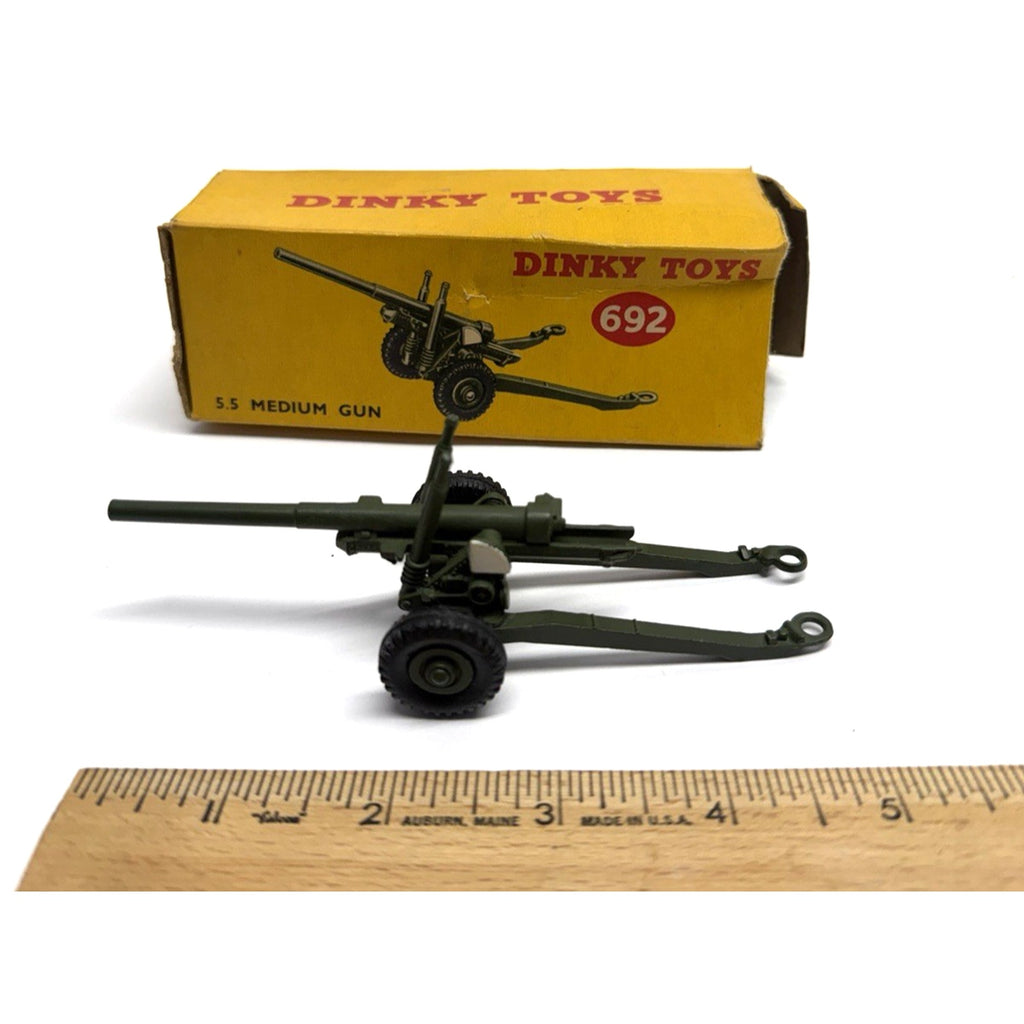 VINTAGE DINKY 1950s Original Dinky Toy medium gun #692
