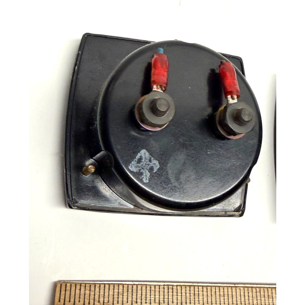Vintage lot of 2 Analog DC Volts 0-10 and Amperes 0-20