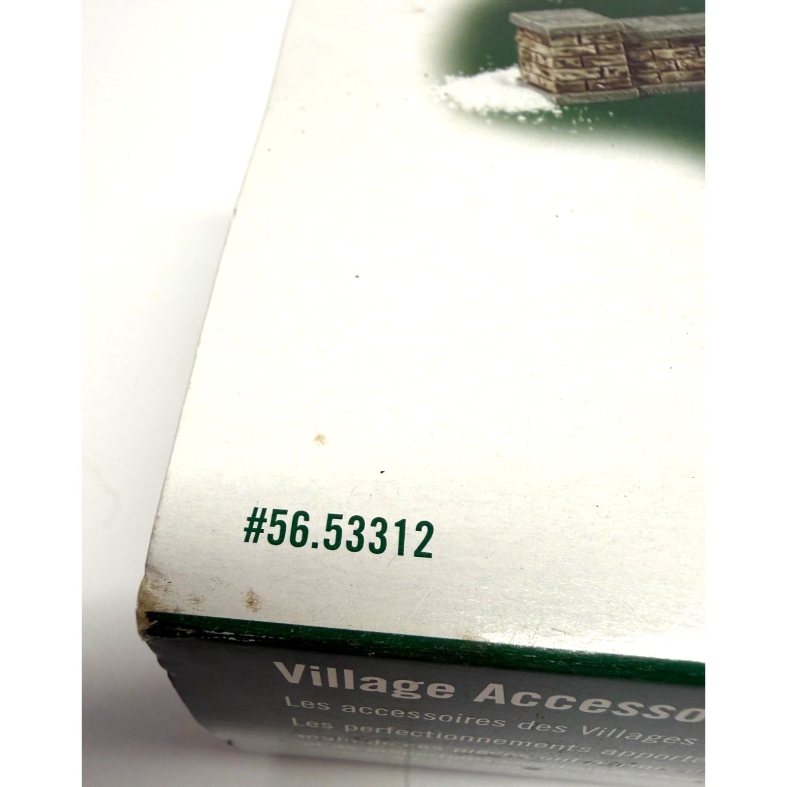 Vintage Lot of 2 New Dept 56 Village Accessories Brick Walls - 4Set #56.53312