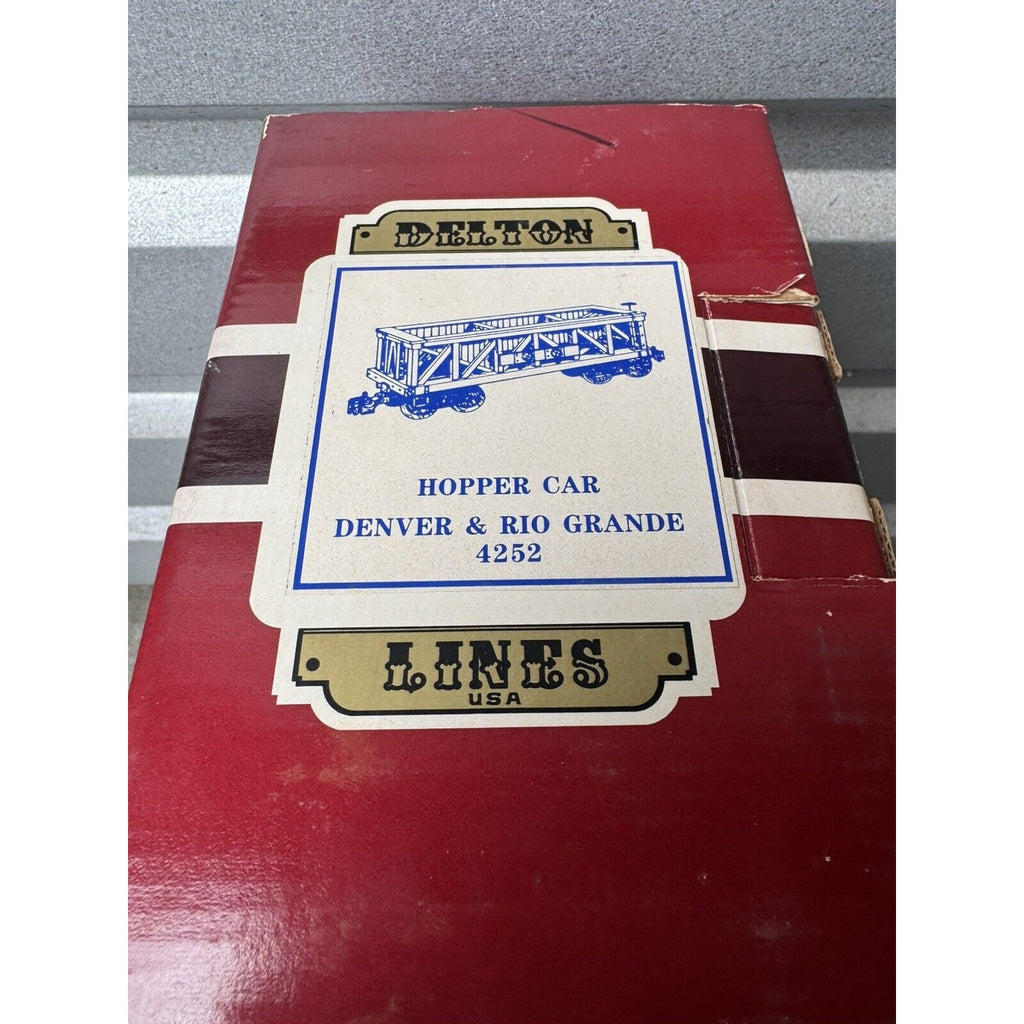 VINTAGE FACTORY SEALED DELTON 4252 DENVER & RIO GRANDE WESTERN HOPPER CAR