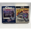 VINTAGE NOS 1985 Parker Brothers Clue & Eyewitness VCR Mystery Game LOT OF TWO