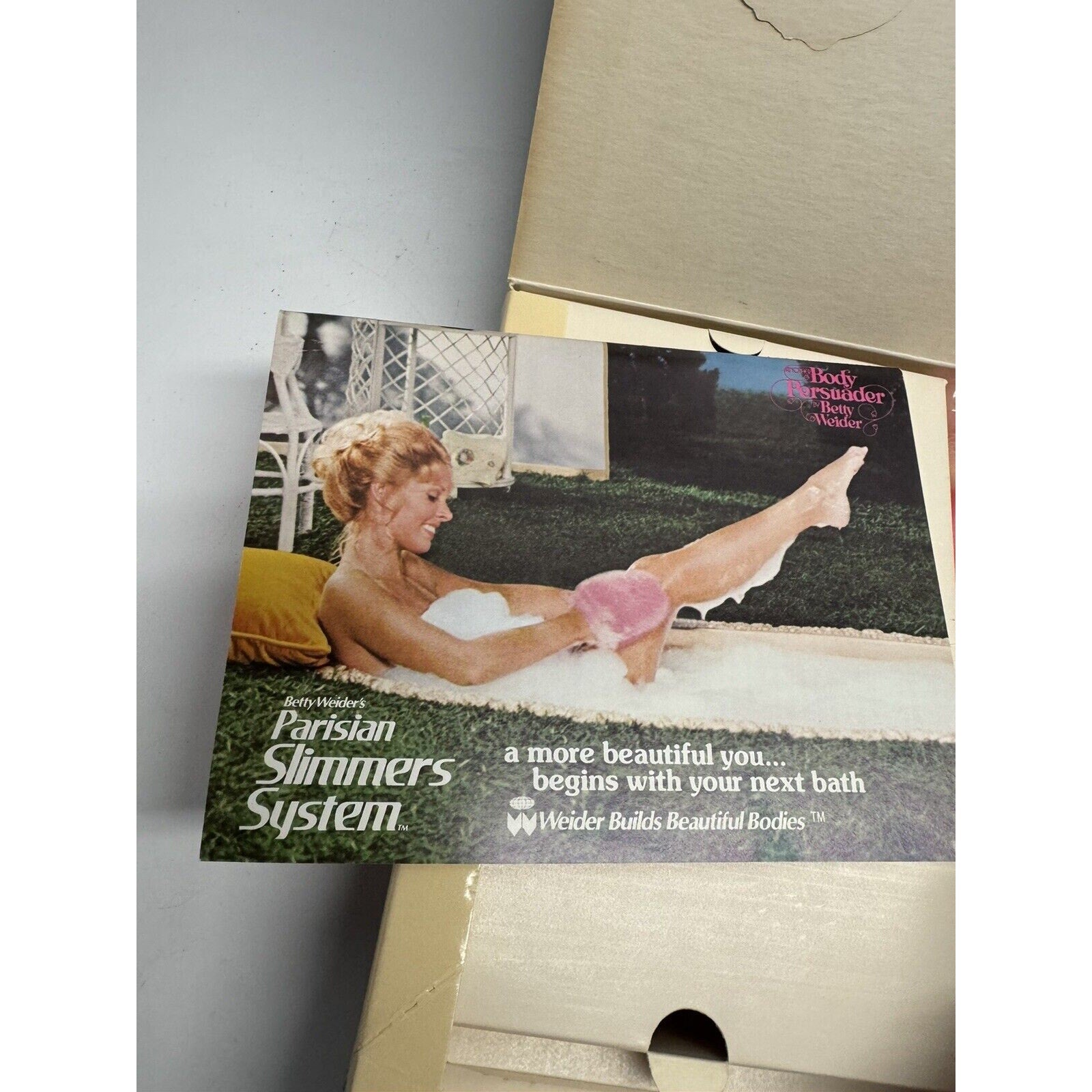 VINTAGE Health and Beauty Parisian Slimmers System Original Box, Manual & Brush