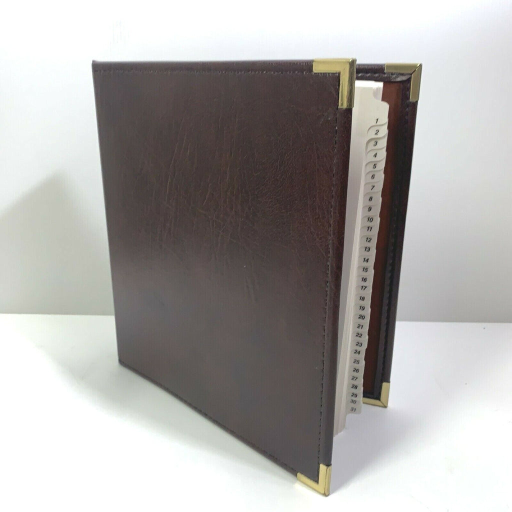 Vintage Boorum & Pease Spiral Month Daily Planner Binder Made in USA