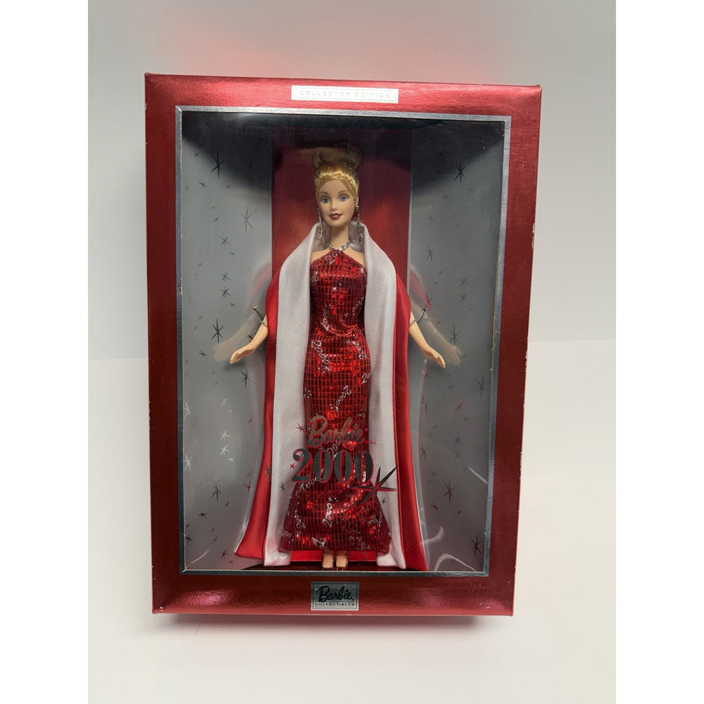 VINTAGE NEW Barbie 2000 Collector's Edition With Doll Stand