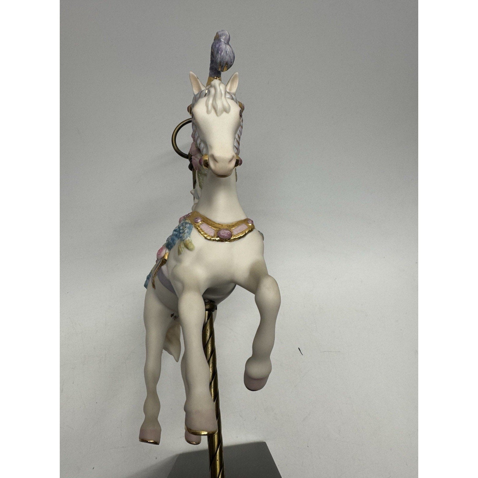 VINTAGE Cybis Sugarplum Porcelain Carousel Horse 12" L/Edition #142/750