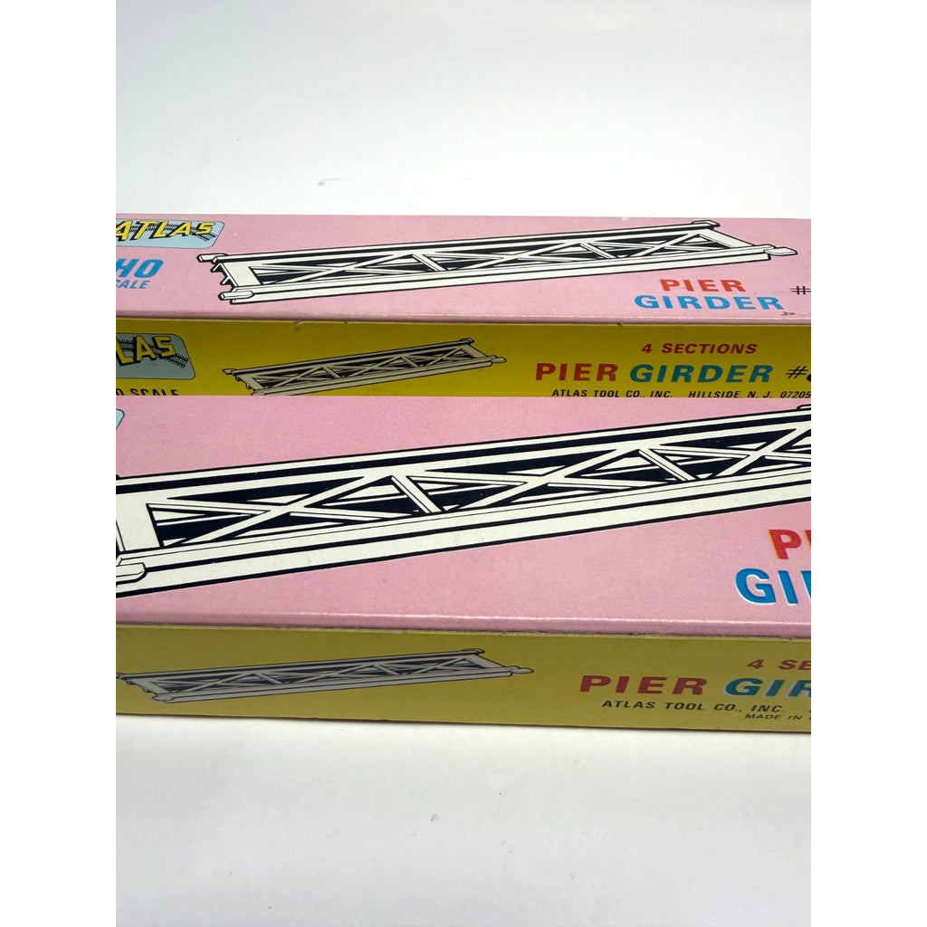 NEW 2 Sets Of Atlas Pier Girder #82-100 HO Scale 4 Sections Each Set Vintage NOS