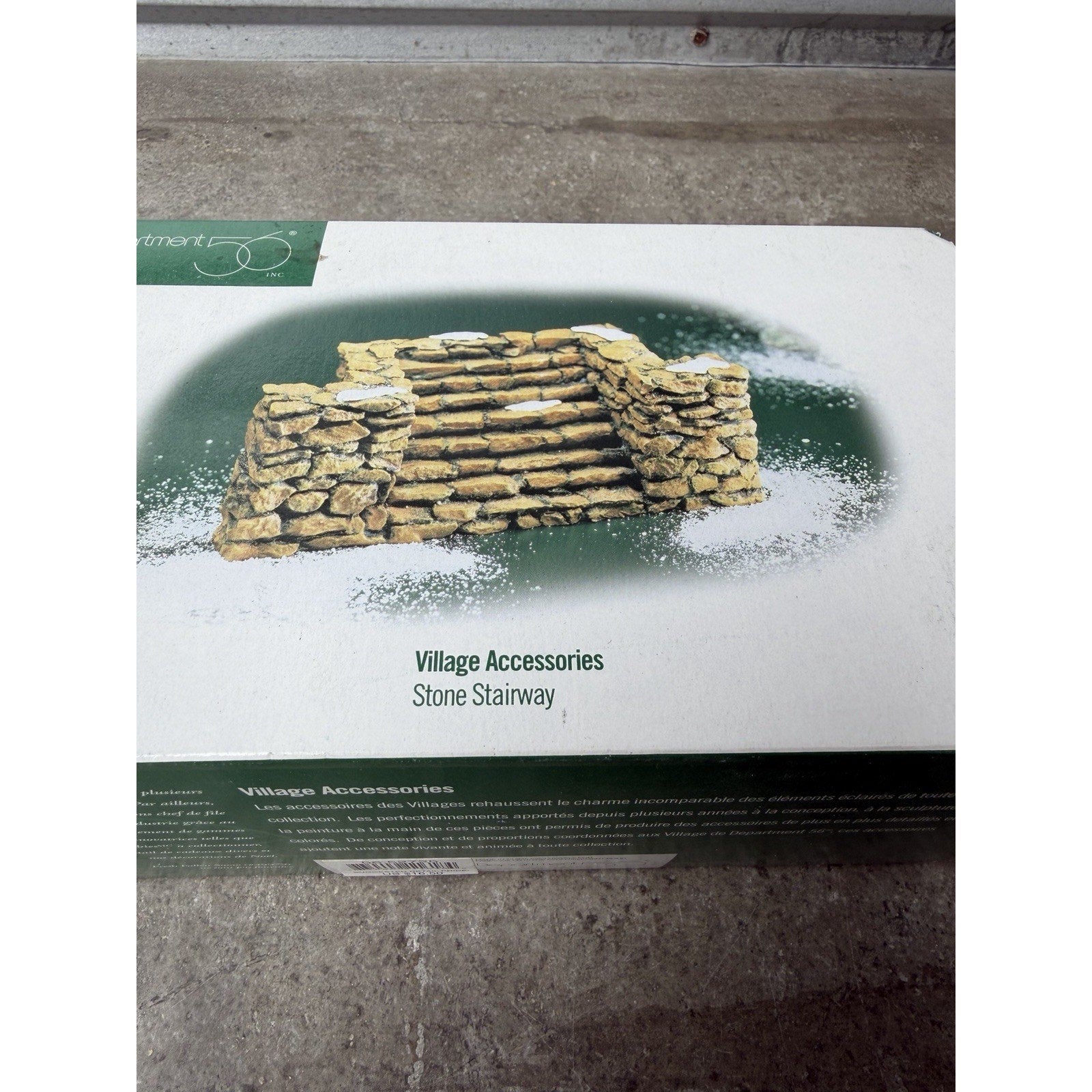VINTAGE NEW Dept 56 Stone Stairway Accessory Dickens Village 56.52725