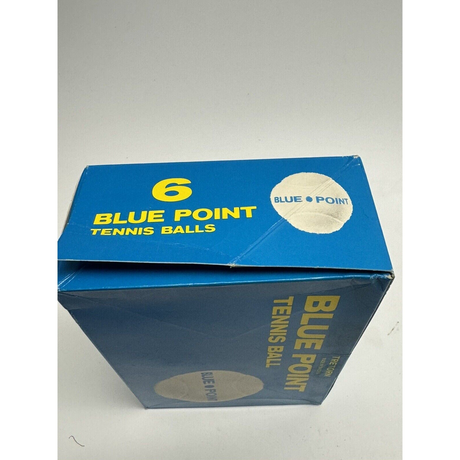 Vintage NOS Bancroft Tretorn Blue Point Tennis Balls Box of 6 Made in Sweden