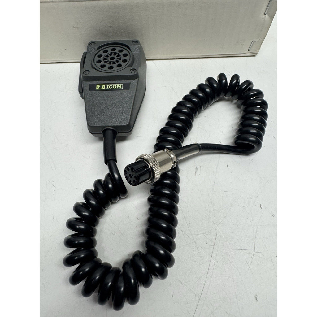 VINTAGE NOS ICOM IC-HM7 Hand Microphone Black Amateur Radio Made in Japan