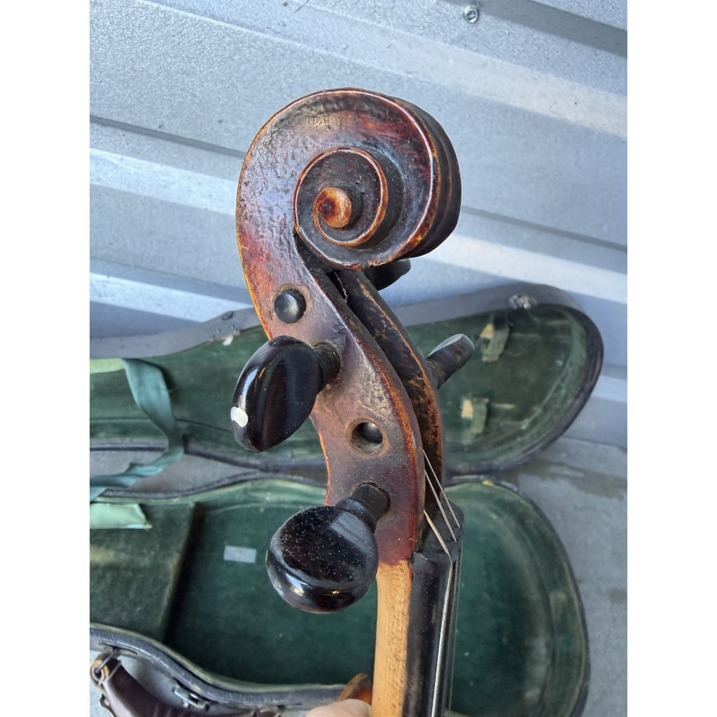 Vintage Stradavarius style 4/4 Violin w/Case ~~Missing String~~