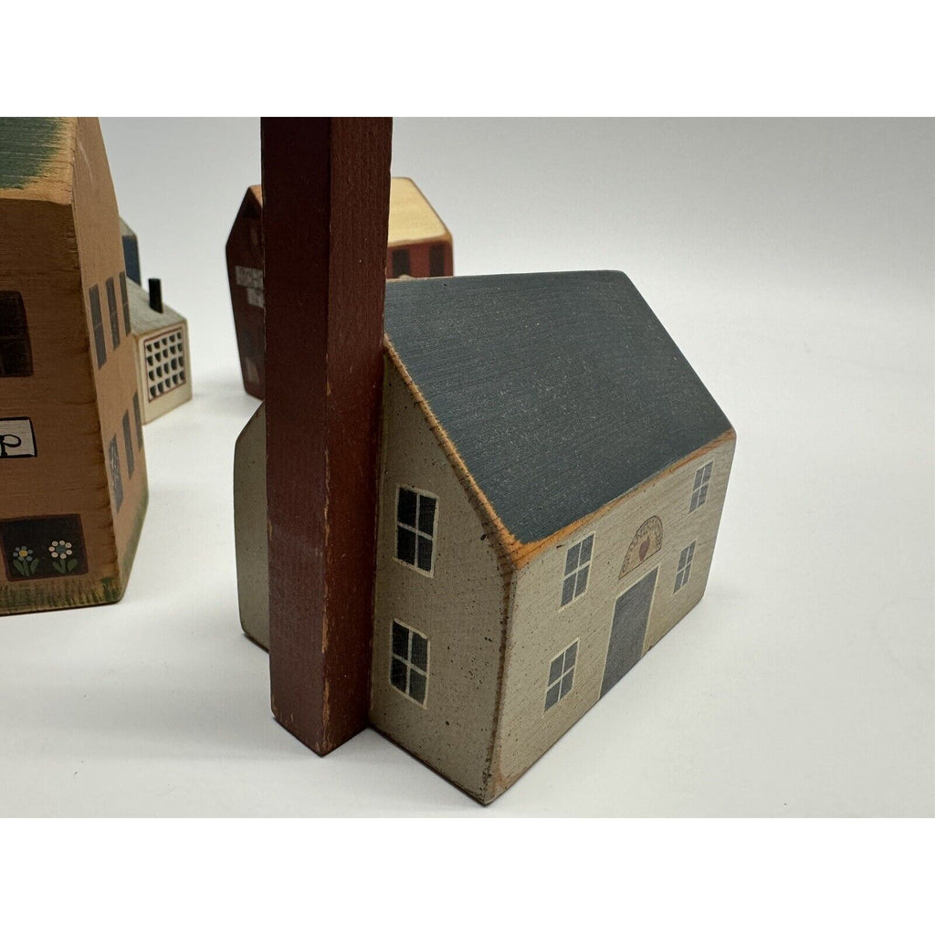 VINTAGE Lot of 5 1960's Tiny Doll House Wood Block Set