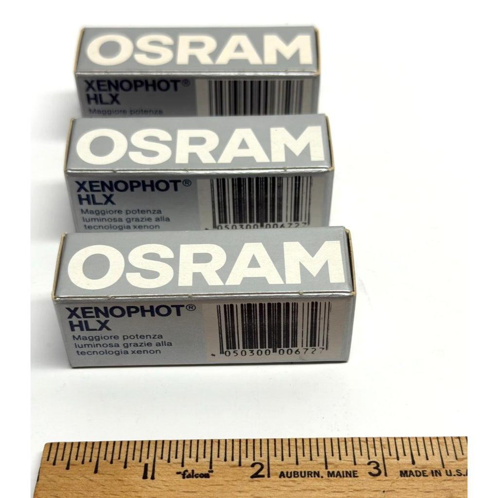 Vintage NOS Lot Of 3 Osram HLX 64 640 FCS 24V 150W Lamp