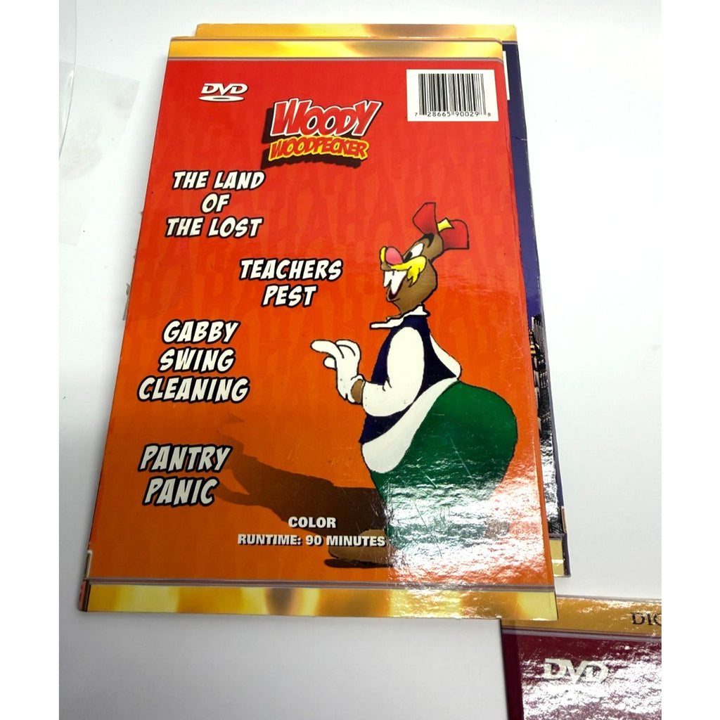 VINTAGE 5 Classic Cartoon DVDs Superman Betty Boop Mighty Mouse