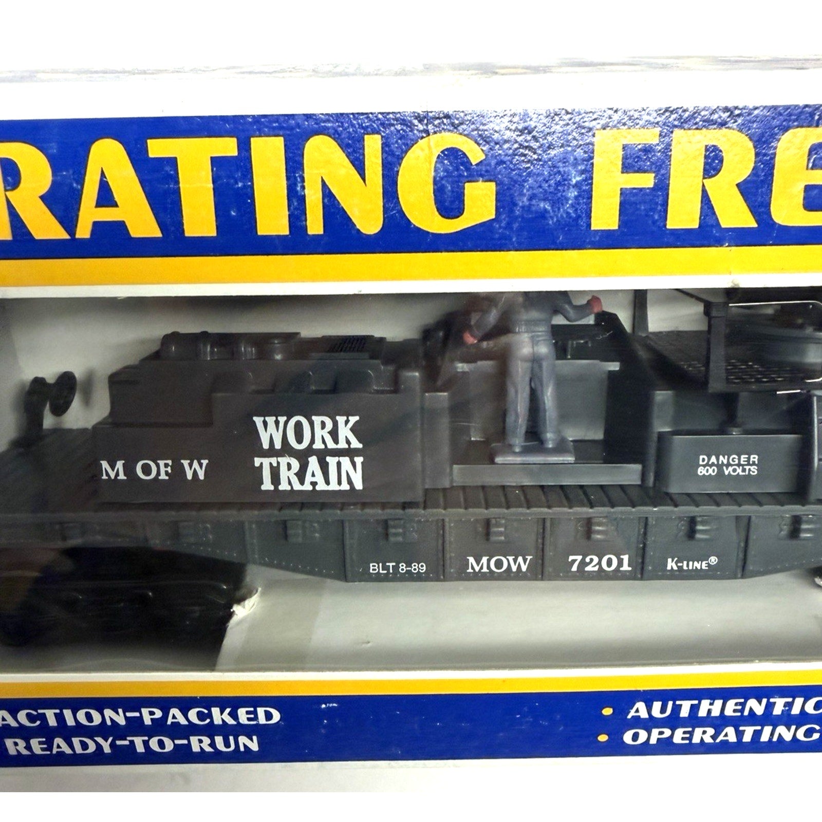VINTAGE NEW K-Line Train Cars Searchlight Car K-7201
