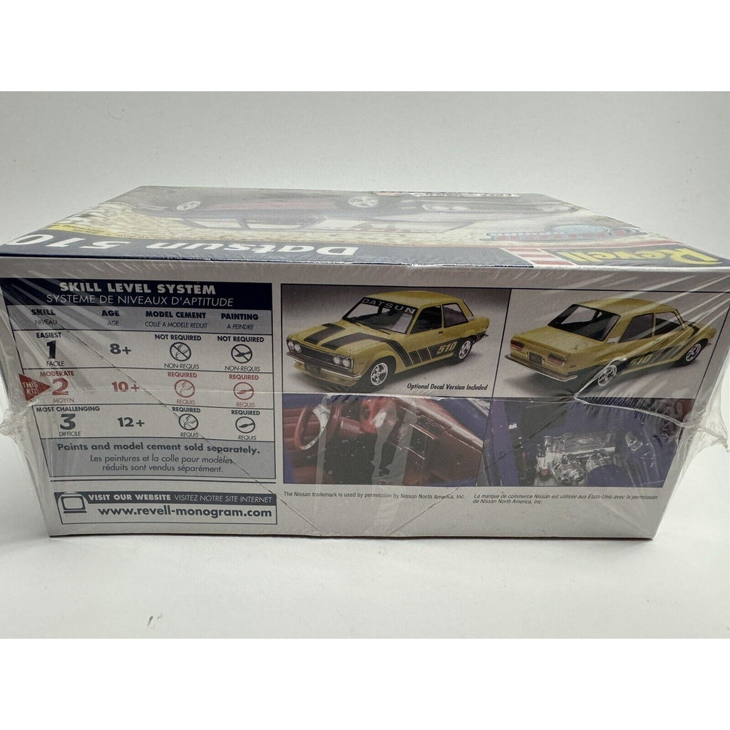 VINTAGE SEALED Revell Datsun 510 Tuner Series #85-2377 Model Car Kit 1/25 Scale