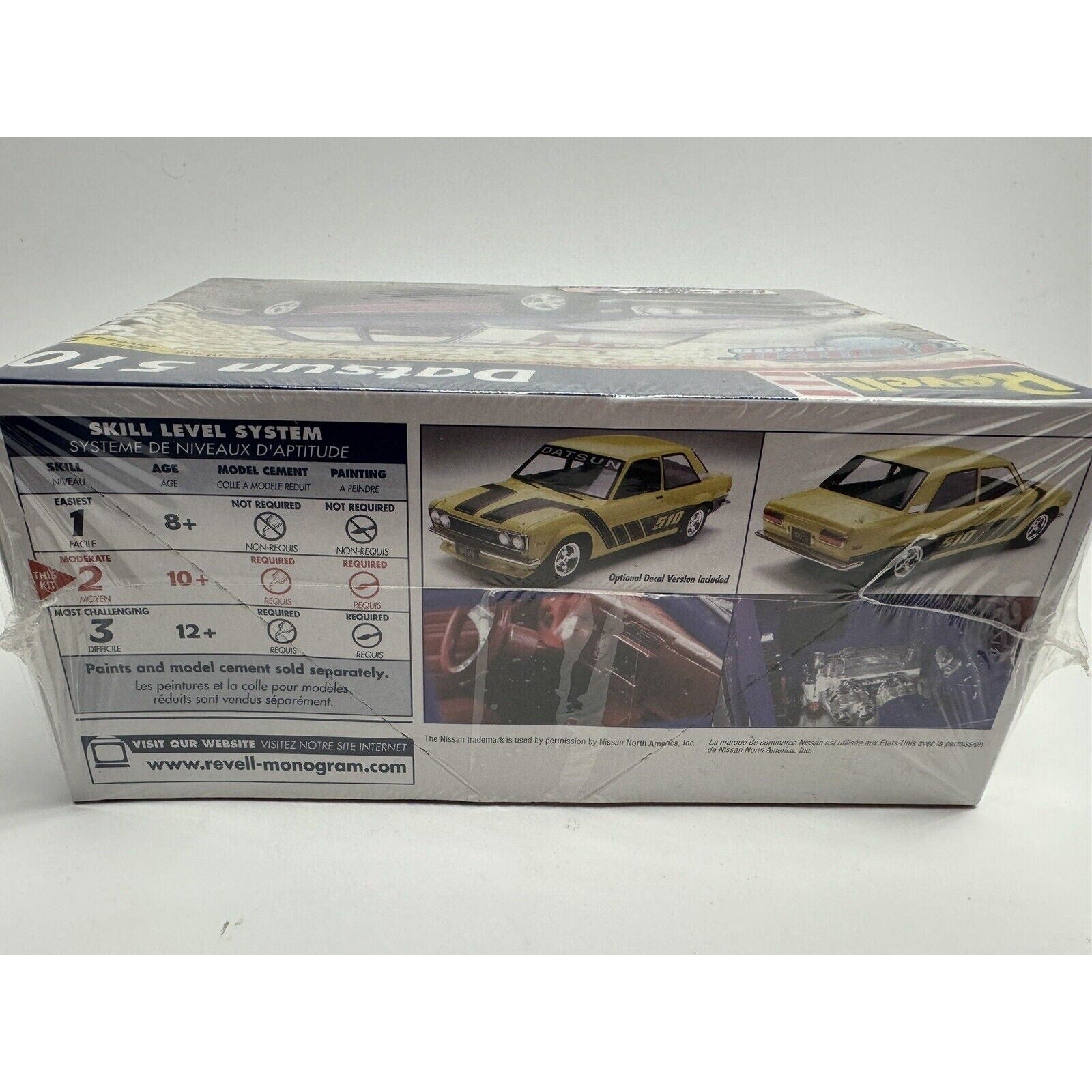 VINTAGE SEALED Revell Datsun 510 Tuner Series #85-2377 Model Car Kit 1/25 Scale