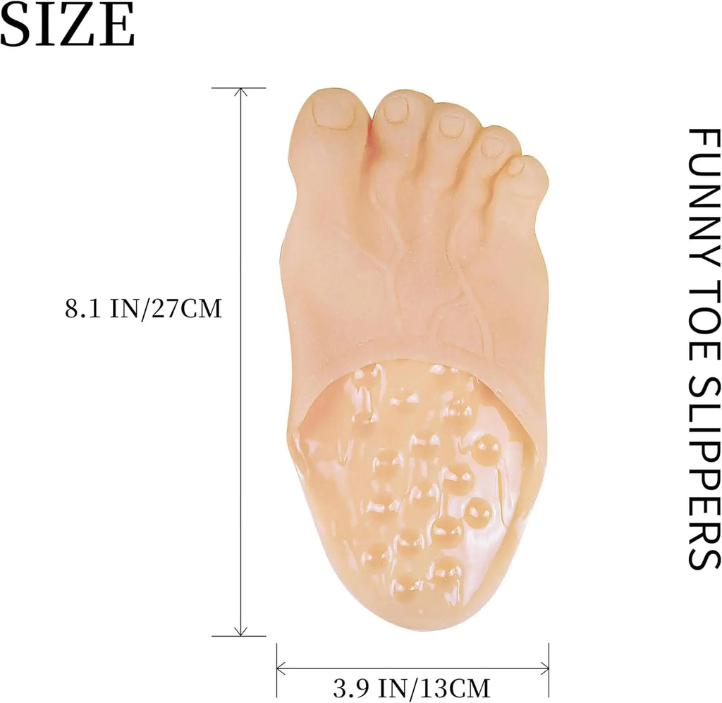 Step Into Fun with Our Hilarious Big Foot Slippers for Men and Women - Perfect for Pranks and Cozy Bathroom Wear!