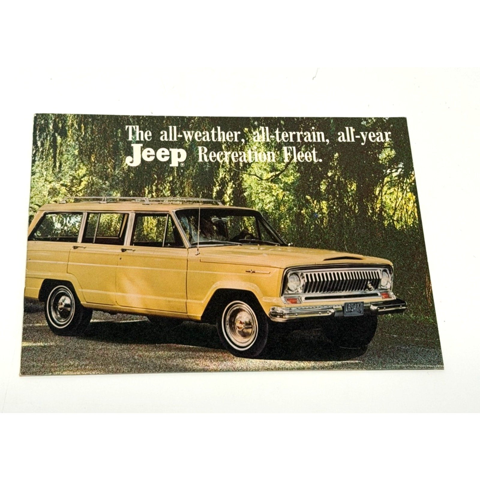 Vtg Original 1967 1968 Jeep Recreation Fleet Sales Brochure 67 68 Wagoneer