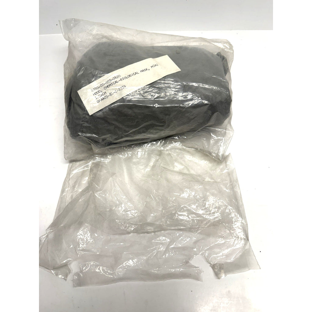 Vintage NEW SEALED Military Chemical Biological Mask Hood 4240-00-999-0420 M6A2